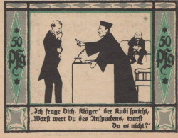 50 PFENNIG 1921 Stadt MÜLSEN-SANKT JAKOB Saxony UNC DEUTSCHLAND Notgeld #PC301 - [11] Emissioni Locali