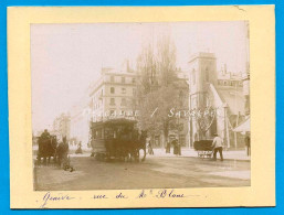 Suisse Genève 1893 * Tramway Rue Du Mont-Blanc * Photo Originale - Lieux