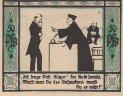 50 PFENNIG 1921 Stadt MÜLSEN-SANKT JAKOB Saxony DEUTSCHLAND Notgeld #PF603 - [11] Emissioni Locali