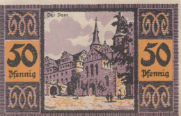 50 PFENNIG 1921 Stadt MERSEBURG Saxony DEUTSCHLAND Notgeld Banknote #PF695 - [11] Emissioni Locali