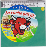 C1256 FROMAGE FONDU VACHE QUI RIT ASTERIX ET OBELIX  CONTRE CESAR HEROS DU FILM  16 PORTIONS 280 Gr  366 S - Formaggio