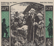 50 PFENNIG 1922 Stadt QUEDLINBURG Saxony UNC DEUTSCHLAND Notgeld Banknote #PB837 - [11] Emissioni Locali