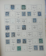 DO 10 FRANCE SUR PAGE ETUDE BELLES OBLITERATIONS  SAGES  +GRANDS CACHETS ++VU BEHR.DISPERSION COLLECTION++ - 1876-1898 Sage (Tipo II)