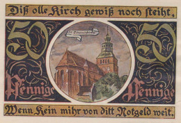 50 PFENNIG 1922 Stadt MALCHIN Mecklenburg-Schwerin UNC DEUTSCHLAND #PI743 - Lokale Ausgaben