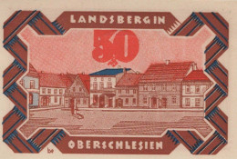 50 PFENNIG 1922 Stadt LANDSBERG OBERSCHLESIEN UNC DEUTSCHLAND #PB930 - Lokale Ausgaben