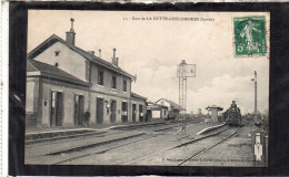 LA HUTTE COULOMBIERS (72) La Gare - Autres & Non Classés