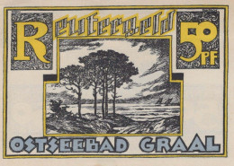 50 PFENNIG 1922 Stadt GRAAL Mecklenburg-Schwerin UNC DEUTSCHLAND Notgeld #PI844 - Lokale Ausgaben
