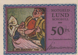 50 PFENNIG 1921/22 LUND-SCHOBÜLL SCHLESWIG HOLSTEIN UNC DEUTSCHLAND #PC675 - [11] Local Banknote Issues