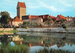 73231101 Dinkelsbuehl Rothenburger Tor Parkweiher Dinkelsbuehl - Dinkelsbühl