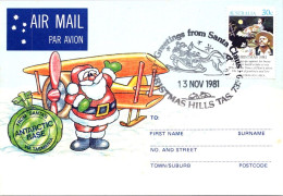 7-5-2024 (4 Z 30) Australia - Christmas 1981 (special Card) - Kerstman