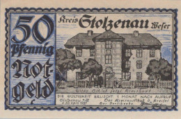 50 PFENNIG 1921 Stadt STOLZENAU Hanover DEUTSCHLAND Notgeld Banknote #PG176 - [11] Emissions Locales