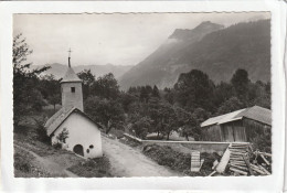 CPSM :  14 X 9  -  FETERNES  - La Chapelle De La Plantaz Et Les Pointes De Tréchauffe - Autres & Non Classés