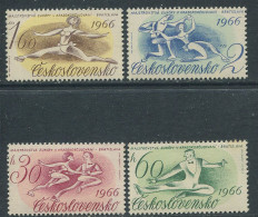 Czechslovakia:Czechoslovakia:Unused Stamps Serie Figure Skating European Championships In Bratislava 1966, MNH - Eiskunstlauf