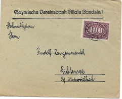 Germany Infla Letter From Landshut 30.4.1923 - Covers & Documents