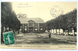 CRECY-EN-PONTHIEU. La Place De Tamis Et Le Casino - Crecy En Ponthieu