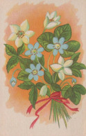 FLOWERS Vintage Ansichtskarte Postkarte CPSMPF #PKG016.DE - Flowers