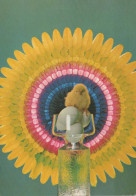 OSTERN HUHN EI Vintage Ansichtskarte Postkarte CPSM #PBO832.DE - Easter