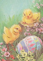 OSTERN HUHN EI Vintage Ansichtskarte Postkarte CPSM #PBO705.DE - Pâques