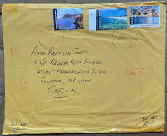 AUSTRALIA 2023, COVER USED TO INDIA, 3 DIFF INTERNATIONAL POST STAMP, MARIA ISLAND, ROTTNEST ISLAND, MORETON BAY WETLAND - Covers & Documents