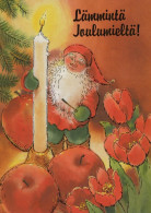 WEIHNACHTSMANN SANTA CLAUS WEIHNACHTSFERIEN Vintage Postkarte CPSM #PAK545.DE - Santa Claus