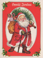 WEIHNACHTSMANN SANTA CLAUS WEIHNACHTSFERIEN Vintage Postkarte CPSMPF #PAJ433.DE - Santa Claus