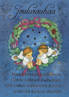 ENGEL WEIHNACHTSFERIEN Feiern & Feste Vintage Ansichtskarte Postkarte CPSM #PAH918.DE - Anges