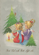 ENGEL WEIHNACHTSFERIEN Feiern & Feste Vintage Ansichtskarte Postkarte CPSM #PAH853.DE - Angels