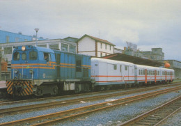 ZUG Schienenverkehr Eisenbahnen Vintage Ansichtskarte Postkarte CPSM #PAA722.DE - Trains