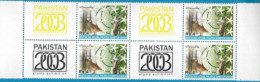 Pakistan : Pakistan National Bird "Chakor" And Animal "Markhor" B.O.4 With Label - Pakistan