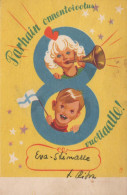 NIÑOS NIÑOS Escena S Paisajes Vintage Tarjeta Postal CPSMPF #PKG700.ES - Scènes & Paysages