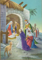 Virgen María Virgen Niño JESÚS Navidad Religión Vintage Tarjeta Postal CPSM #PBB741.ES - Vergine Maria E Madonne