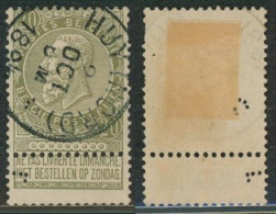 Fine Barbe - N°59 Obl Simple Cercle "Huy (nord)"   // (AD) - 1893-1900 Barbas Cortas