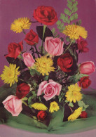 FLORES Vintage Tarjeta Postal CPSM #PAS612.ES - Blumen