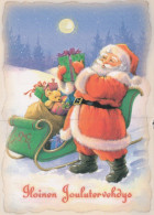 PAPÁ NOEL NAVIDAD Fiesta Vintage Tarjeta Postal CPSM #PAK745.ES - Santa Claus