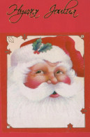 PAPÁ NOEL NAVIDAD Fiesta Vintage Tarjeta Postal CPSM #PAJ840.ES - Kerstman