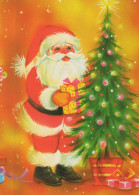PAPÁ NOEL NAVIDAD Fiesta Vintage Tarjeta Postal CPSM #PAJ703.ES - Santa Claus