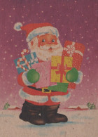 PAPÁ NOEL NAVIDAD Fiesta Vintage Tarjeta Postal CPSM #PAJ565.ES - Santa Claus
