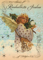 ÁNGEL NAVIDAD Vintage Tarjeta Postal CPSM #PAJ176.ES - Angels