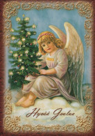 ÁNGEL NAVIDAD Vintage Tarjeta Postal CPSM #PAH609.ES - Angels