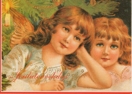 ÁNGEL NAVIDAD Vintage Tarjeta Postal CPSM #PAH038.ES - Angels