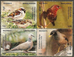 BANGLADESH 2010 FAUNA Animals BIRDS - Fine Set MNH - Bangladesh