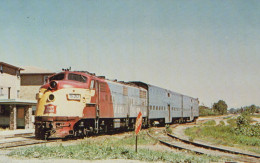 TREN TRANSPORTE Ferroviario Vintage Tarjeta Postal CPSMF #PAA518.ES - Treni