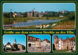 73229779 Strehla Panorama Markt Rathaus  Strehla - Autres & Non Classés