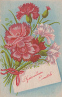 FLEURS Vintage Carte Postale CPSMPF #PKG015.FR - Fiori