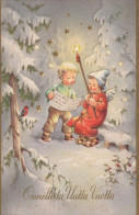 ANGE Noël Vintage Carte Postale CPSMPF #PKD760.FR - Angels