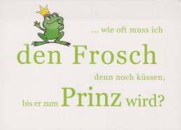 GRENOUILLE Animaux Vintage Carte Postale CPSM #PBS837.FR - Andere & Zonder Classificatie