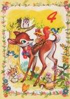 CERF Animaux Vintage Carte Postale CPSM #PBS567.FR - Autres & Non Classés