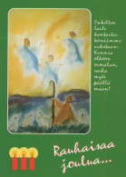 SAINTS ET SAINTES Bébé JÉSUS Christianisme Religion Vintage Carte Postale CPSM #PBP965.FR - Otros & Sin Clasificación