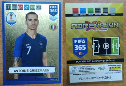 AC - 394 ANTOINE GRIEZMANN  FIFA WORLD CUP HEROES  RUSSIA 2018  PANINI FIFA 365 2019 ADRENALYN TRADING CARD - Tarjetas