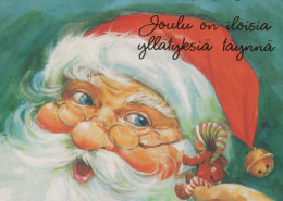 PÈRE NOËL Bonne Année Noël Vintage Carte Postale CPSM #PBB088.FR - Santa Claus